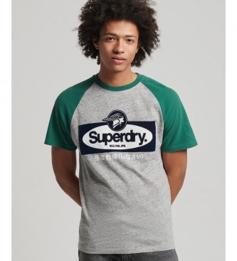 Superdry Logo Core T-shirt grau