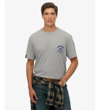 Superdry Merchant Grafisch T-shirt grijs