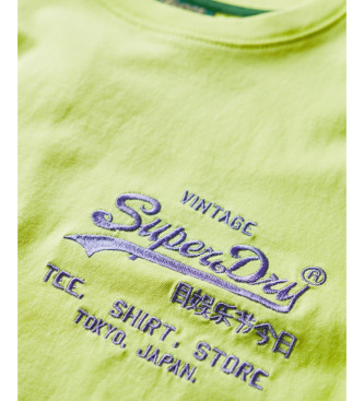 Superdry T-shirt Neon Vl amarelo lima
