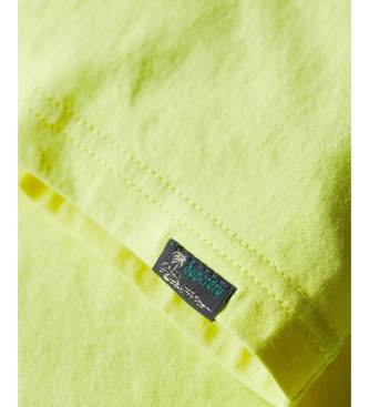 Superdry T-shirt giallo lime Neon Vl