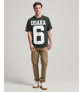 Superdry Osaka groen T-shirt