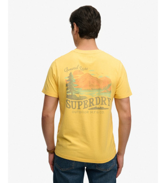 Superdry Outdoor T-shirt geel
