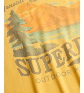 Superdry Outdoor T-shirt geel