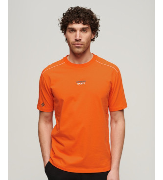 Superdry Sport Tech orange T-shirt