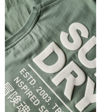 Superdry T-Shirt Utility Sport Logo vert