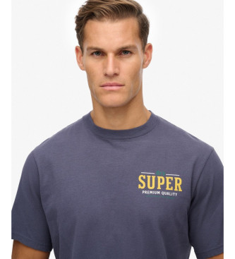 Superdry Tap Room Oversized T-shirt navy