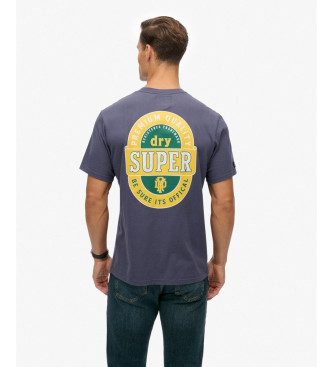 Superdry Tap Room Oversized T-shirt navy