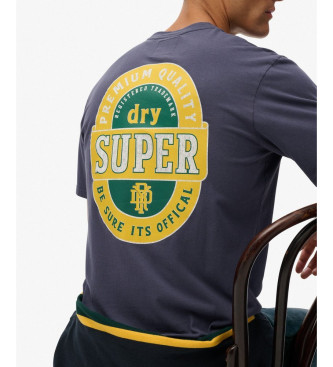 Superdry Tap Room Oversized T-shirt navy
