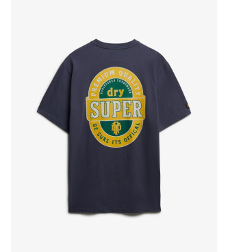 Superdry Tap Room Oversized T-shirt navy