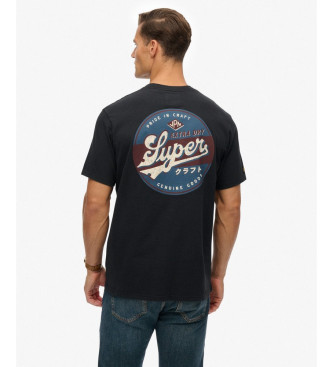 Superdry Tap Room Oversized T-shirt black