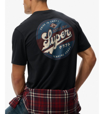 Superdry Tap Room Oversized T-shirt black