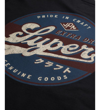 Superdry Tap Room Oversized T-shirt black