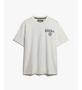 Superdry T-shirt Tokyo Narrative Loose white