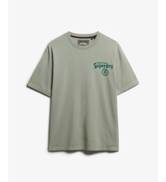 Superdry Tokyo Narrative Loose T-shirt grey greenish grey