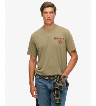 Superdry Tokyo Narrative Loose T-shirt dark green