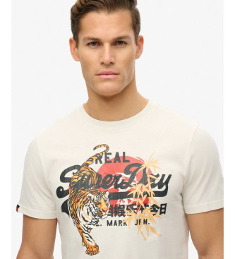 Superdry Tokyo Entspanntes T-Shirt beige