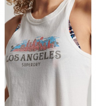 Superdry Camiseta Vintage City Souvenir blanco