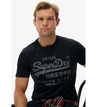 Superdry Camiseta Vintage Logo Classic marino