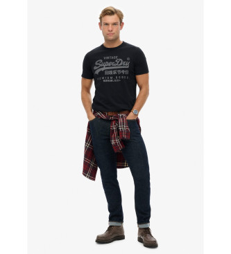 Superdry Camiseta Vintage Logo Classic marino