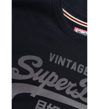 Superdry Camiseta Vintage Logo Classic marino