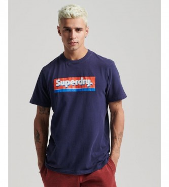 Superdry Camiseta Vintage Trade Tab azul