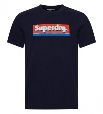 Superdry Vintage majica Trade Tab modra