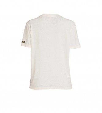 Superdry T-shirt VL T biały, różowy