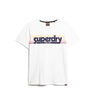 Superdry T-shirt Terrein wit
