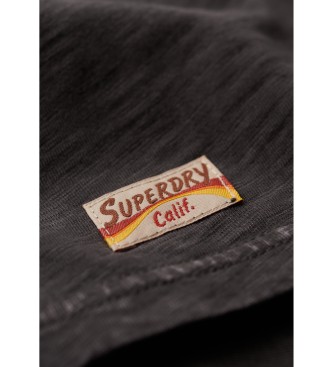 Superdry Camiseta ajustada Cali Sticker negro