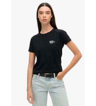 Superdry T-shirt Sport Luxe schwarz