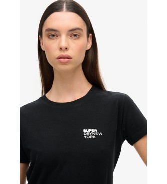 Superdry T-shirt Sport Luxe schwarz