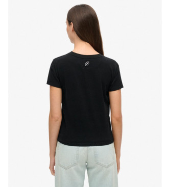 Superdry T-shirt Sport Luxe schwarz