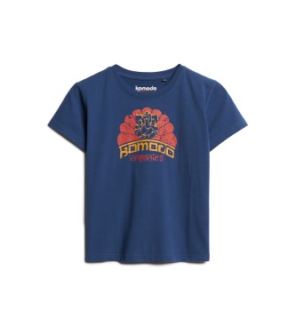 Superdry Komodo Ganesh navy ttsiddende t-shirt