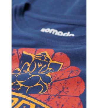 Superdry Komodo Ganesh navy fitted t-shirt