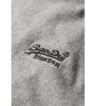Superdry Camiseta Vintage Logo bordado gris