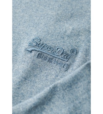 Superdry T-shirt brod du logo Vintage bleu