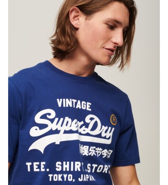 Superdry Vintage Logo Store Classic T-shirt bleu