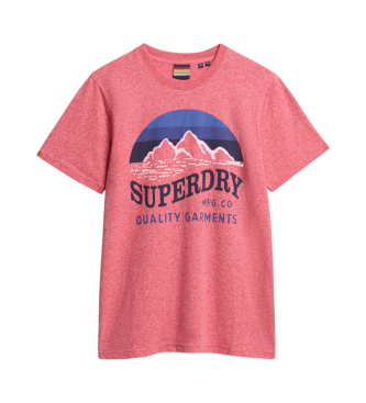 Superdry Great Outdoors classic relaxed fit t-shirt red