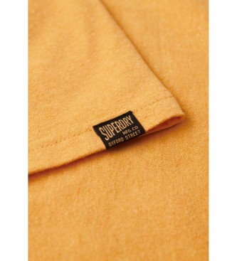 Superdry T-shirt clssica Heritage amarela