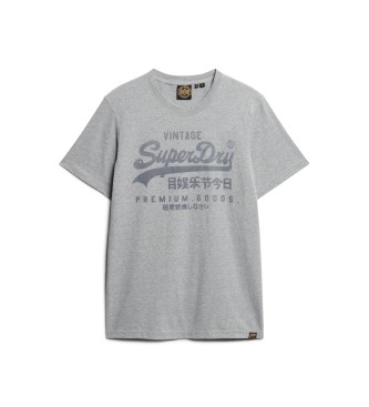 Superdry Heritage Klassiek T-shirt grijs