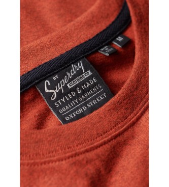 Superdry Klassisch gewaschenes T-Shirt mit Core-Logo rot