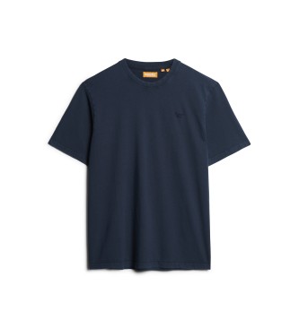 Superdry T-shirt med navy vintage vasket effekt