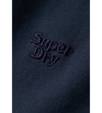 Superdry T-shirt blu scuro effetto lavato vintage