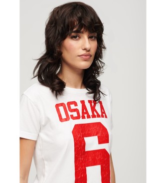 Superdry Osaka 6 90s T-shirt wit