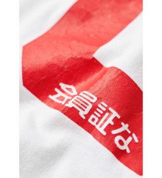 Superdry Osaka 6 90s T-shirt wit