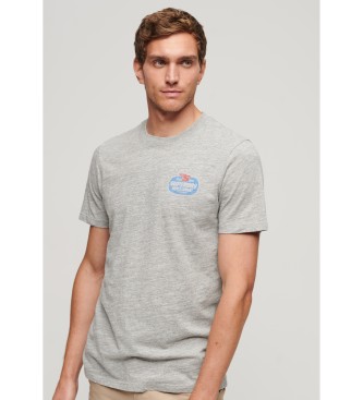 Superdry Camiseta con grfico Americana Vintage gris