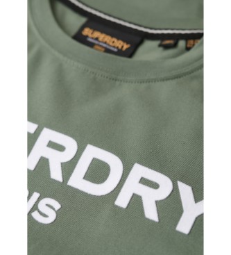 Superdry T-shirt med grn Sport Luxe-grafik