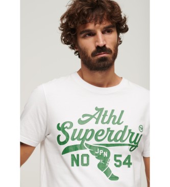Superdry Track Field Athletic Graphic T-Shirt white