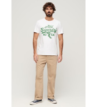 Superdry Track Field Athletic Graphic T-Shirt white
