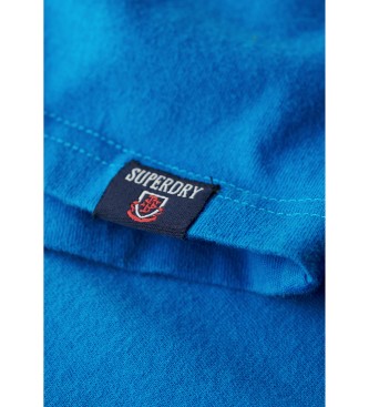 Superdry Camiseta Field Athletic azul